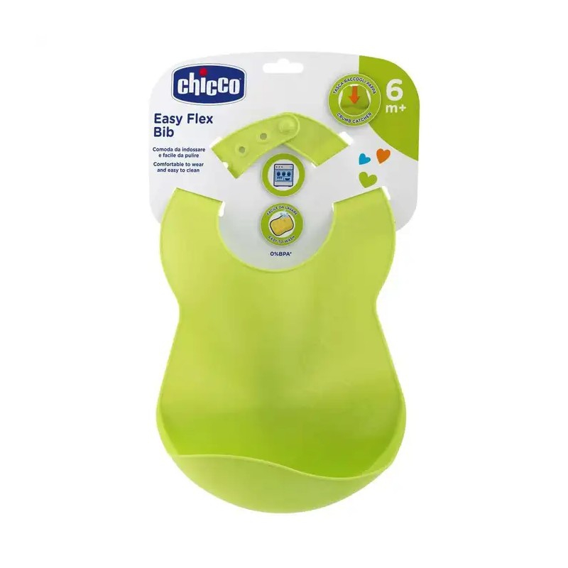 Chicco (artsana) Chicco Bavaglina Rigida 6m Verde